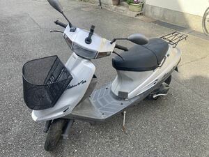 原付バイク　スクーター　スズキSUZUKI アドレスV100 address v100現状渡し　引取限定　廃車証明あり 鍵あり