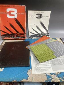 【2A25】ボードゲーム 当時物 ウォーゲーム シミレーションゲーム WORLD WAR3 1976-1984 第三次世界大戦 未使用 洋盤 洋版