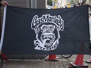 1円 新品 ガレージインテリアに最高 Gas Monkey Garage Flag ガスモンキー フラッグ フラッグ 旗 アメリカンインテリア アメリカン雑貨