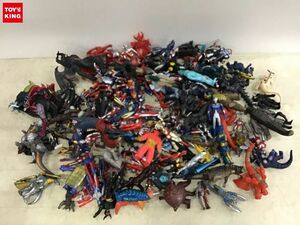 1円〜 同梱不可 ジャンク ウルトラマンコスモス、ウルトラ怪獣 エレキング、百体怪獣ベリュドラ 他 ソフビ等