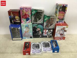 1円〜 同梱不可 ジャンク プレミアムフィギュア等 ソードアートオンライン、初音ミク、チェンソーマン 他