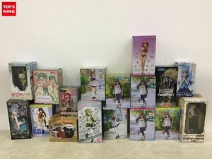 1円〜 同梱不可 ジャンク プレミアムフィギュア等 五等分の花嫁、ウマ娘、エヴァンゲリオン、ご注文はうさぎですか？他