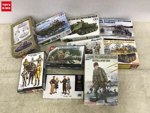 1円〜 同梱不可 ジャンク 1/35等 ソビエト SU-122 襲撃砲戦車、フォードGPA水陸両用車 他