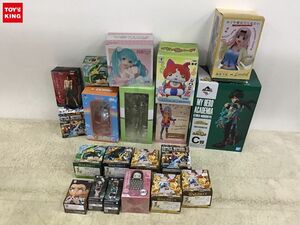 1円〜 同梱不可 ジャンク 一番くじフィギュア等 僕のヒーローアカデミア、妖怪ウォッチ、ONE PIECE 他