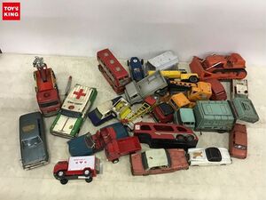 1円〜 同梱不可 ジャンク ブリキ等 AMBULANCE、ロードパッカー 他