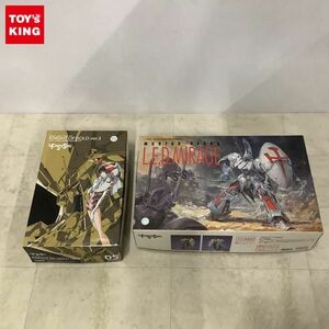 1円〜 ウェーブ 1/100 ファイブスター物語/FSS レッドミラージュ 1/144 ナイト・オブ・ゴールド バージョン3