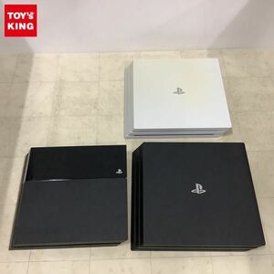 1円〜 動作確認/初期化済/箱無 PlayStation 4 本体 CUH-1000A ジェット・ブラック、PS4 Pro CUH-7200B グレイシャー・ホワイト他