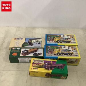 1円〜 訳あり コーギー LEYLAND 8 WHEEL RIGID TRUCK SET Foden 8 Wheel Rigid Flatbed Truck & Mini Van for Eddie Stobart 他