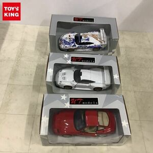 1円〜 UT models 1/18 フェラーリ550マラネロ 1996 レッド、ポルシェ911 GT 1 1996他