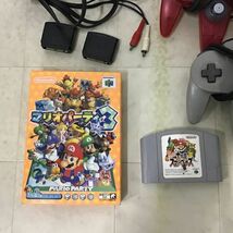 1円〜 訳あり ニンテンドー64 本体NUS-001 コントローラー グレー クリアレッド マリオパーティ3 大乱闘スマッシュブラザーズ 他_画像4