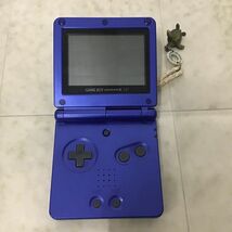 1円〜 箱無 ゲームボーイ アドバンス SP AGS-001 本体 オニキスブラック アズライトブルー_画像2