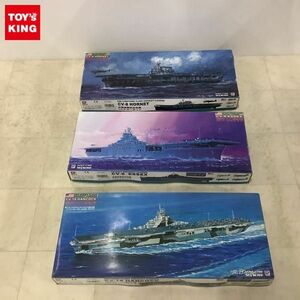 1円〜 ピットロード 1/700 米国海軍 航空母艦 CV-8 ホーネット、エセックス級航空母艦 CV-19 ハンコック 等