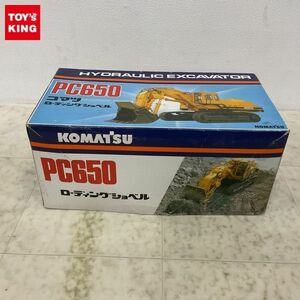 1円〜 シンセイ 1/50 コマツ PC650 ローディングシャベル