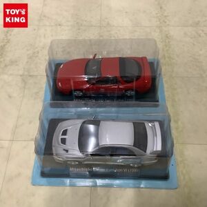 1円〜 アシェット 国産名車コレクション 1/24 三菱 GTO Twin ターボ 1990 三菱 ランサー エボリューション VI 1999