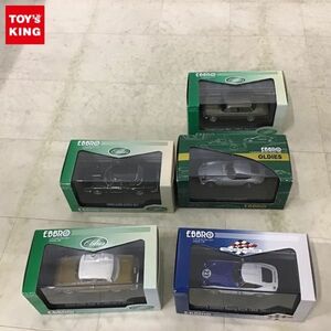 1円〜 エブロ 1/43 トヨペット クラウン RS 41 ベージュ、トヨタ 2000GT RACING SCCA ホワイト/ブルー他