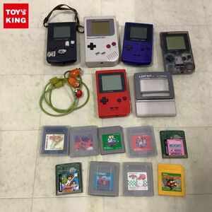 1円〜 訳あり GB ゲームボーイ本体DBG-01グレー GBC ゲームボーイカラー本体CGB-001パープル ポケットモンスター赤 金 星のカービィ2他