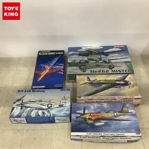 1円〜 ハセガワ 1/48 P-40N ウォーホーク 第522戦闘飛行機 ドラゴン 1/48 Me163B KOMET w/ENGINE 他