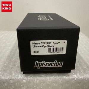 1円〜 hpiレーシング 1/43 ニッサン GT-R R35 Spec V Ultimate Opal Black