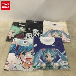 1円〜 初音ミク ウイングショップ フルグラフィック Tシャツ A サイズL 雪ミク 2018 Tシャツ サイズL 他