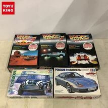 1円〜 タミヤ他 1/24 ポルシェ911 カレラ、バック・トゥ・ザ・フューチャー デロリアン PART I ステンレスメッキボディ 等_画像1