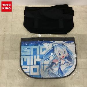 1円〜 初音ミク BeatBlizzard 雪ミク リバーシブルメッセンジャーバッグ