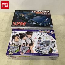 1円〜 アオシマ 等 1/24 ナイトライダー ナイト2000 K.I.T.T.SPM ラブプラス＋ スバル インプレッサ WRX STiバージョンVI_画像1