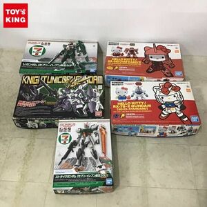 1円〜 EG 1/144 νガンダム セブンイレブンカラー、ハローキティ ／シャア専用ザクII SDガンダム クロスシルエット 他