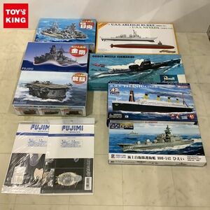 1円〜 フジミ等 1/700 他 海上自衛隊護衛艦 DDH-142 ひえい、ちび丸艦隊 金剛 等