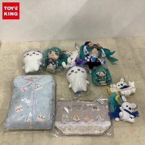 1円〜 訳あり ちいかわ ぬいぐるみ ハチワレ、初音ミク×手塚治虫展 マスコット、ぬいぐるみ 座りポーズ他