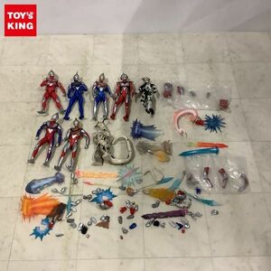 1円〜 訳あり ジャンク ULTRA-ACT 他 ウルトラマンティガ マルチタイプ、パワータイプ、ウルトラマンガイア V2 等