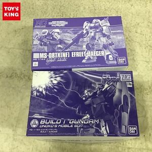 1円〜 HGUC等 1/144 イフリート・イェーガー、ビルドガンマガンダム