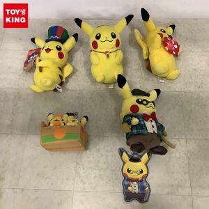 1円〜 ポケモン ぬいぐるみ 紳士風のピカチュウ ペアピカチュウとえひめみかん 他