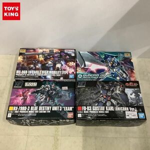 1円〜 HG 1/144 ガンダムダブルオースカイ 高機動型ザクII ガイア/マッシュ専用機 HGUC ブルーデスティニー3号機 EXAM 他