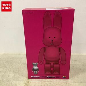 1円〜 未開封 メディコム・トイ BE@RBRICK 100% ＆ R@BBRICK 400％ CRAFTHOLIC