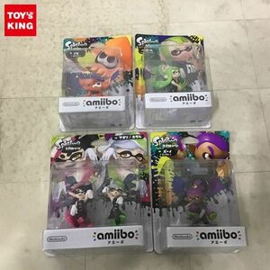 1円〜 未開封 NINTENDO amiibo アミーボ スプラトゥーン ボーイ パープル アオリ/ホタル 他