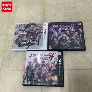 1円〜 ニンテンドー3DSソフト ファイアーエムブレム 覚醒、ファイアーエムブレムif 白夜王国、暗夜王国