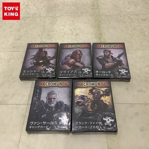 1円〜 未開封 GAMES WORKSHOP NECROMUNDAオーロック ギャングカード ゴライアス・ギャングカード 他