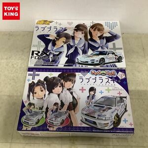 1円〜 フジミ 他 1/24 ラブプラス FD3S RX-7、ラブプラス＋ スバル インプレッサ WRX STiバージョンVI