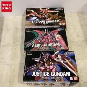 1円〜 HG 1/144 ジャスティスガンダム、イージスガンダム、セイバーガンダム