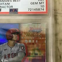 1円〜 PSA10 2021 TOPPS BOWMAN’S BEST 67 大谷翔平 047/150_画像4