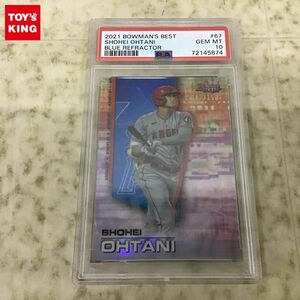 1円〜 PSA10 2021 TOPPS BOWMAN’S BEST 67 大谷翔平 047/150