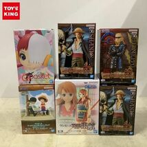 1円〜 未開封 ONE PIECE WCFログストーリーズ モンキー・D・ルフィ&ロロノア・ゾロ THE出航 ナミ Qposket ウタ 他_画像1