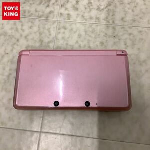 1円〜 動作確認/初期化済 箱無 ニンテンドー3DS CTR-001 本体 ミスティピンク