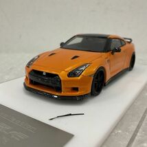 1円〜 破損 ミニチュアスペシャル 1/43 GT-R コレクション ZELE R35 GT-R メタリックオレンジ_画像3