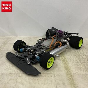 1円〜 ジャンク エンジンRC シャーシ タイヤ サーパントメガ EFRA-9886 マフラー サンワ Hyper ERG-VR サーボ 他