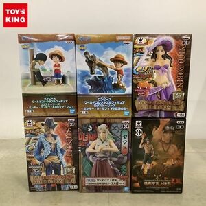 1円〜 未開封 ONE PIECE ワールドコレクタブルフィギュア ログストーリーズ 等 モンキー・D・ルフィ＆ロロノア・ゾロ、ヤマト 他