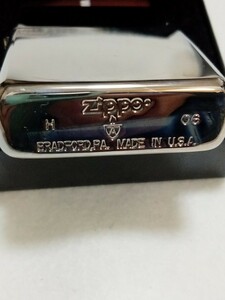 zippo ARMOR アーマー タングステンプレート 鏡面仕上げ 2006年製 展示未使用