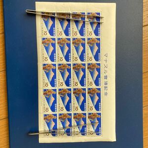 マナスル登頂記念切手20面シート　1956年