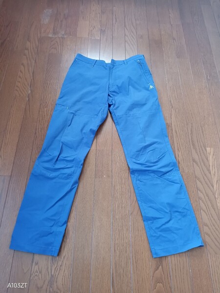 1123【中古品】le coq sportif ルコックスポルティフ 長パンツ ゴルフウェア ブルー メンズ サイズ ウエスト88