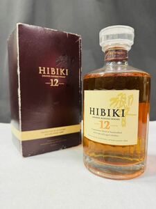 □ 【未開栓】SUNTORY サントリー 響 HIBIKI 12年 旧ラベル ウイスキー 700ml 43% 箱付 / 256929 / 123-2